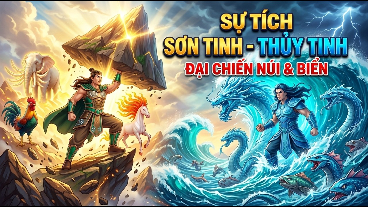SỰ TÍCH SƠN TINH THỦY TINH - CHUYỆN CỔ TÍCH DÂN GIAN