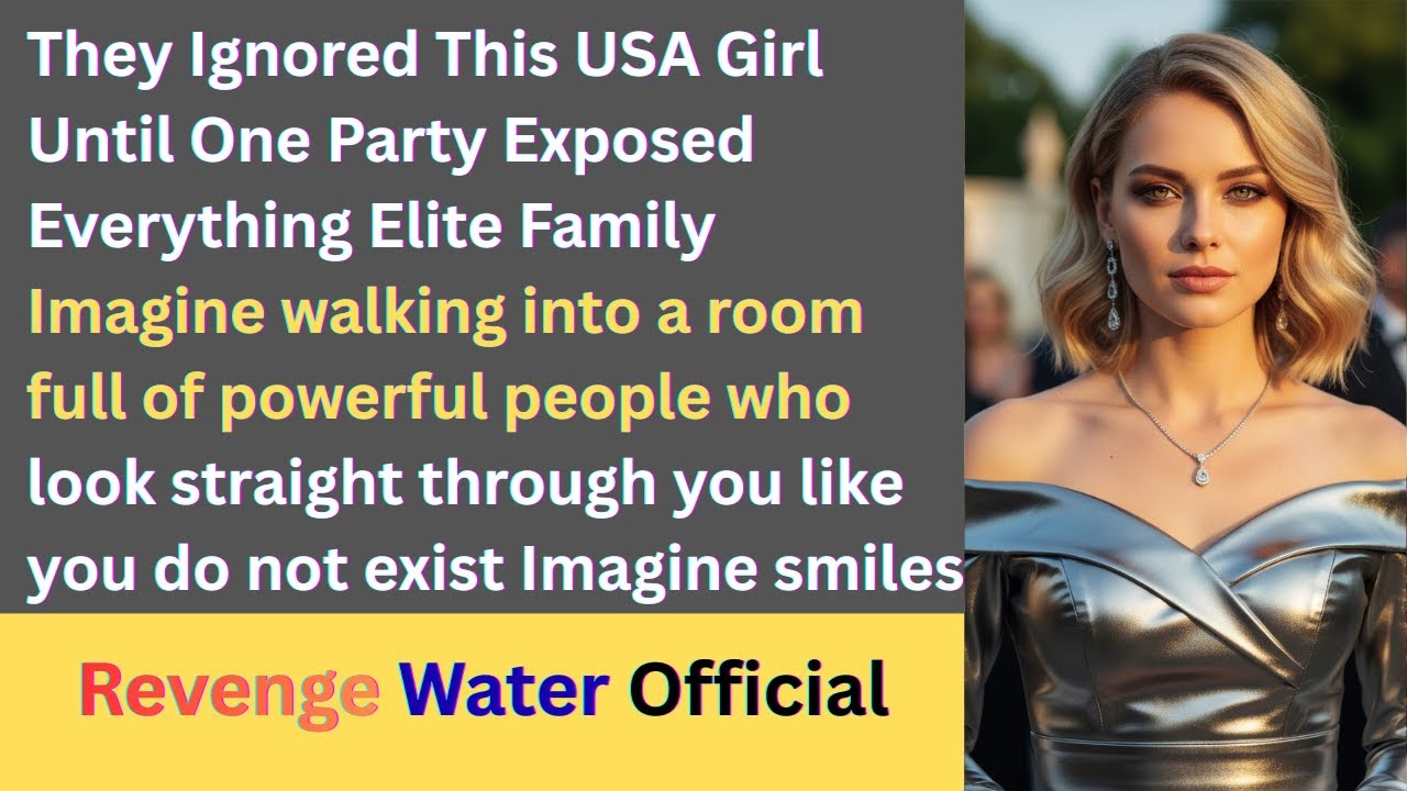 Elite In-Laws Ignored This USA Girl — Until They Recognized Her at a High-Class Party