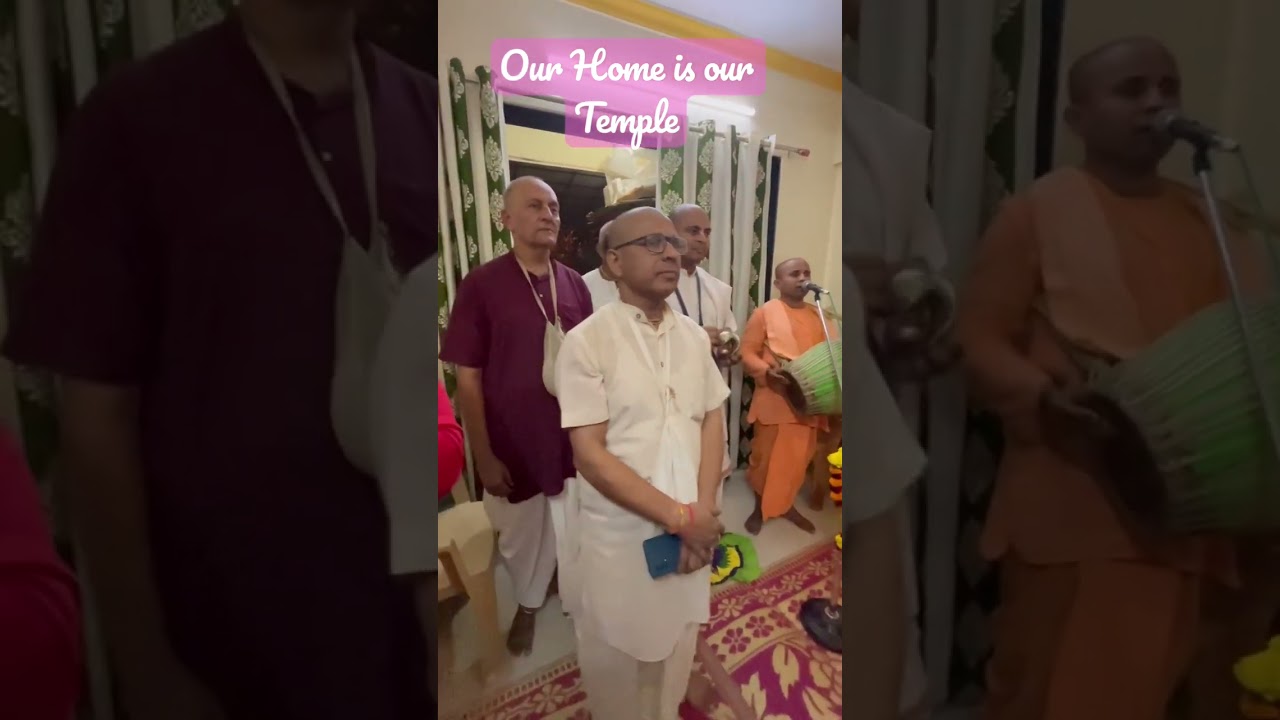Prabhupad Message | Let&rsquo;s make  Our Home 🏡 as Temple | Krishna Consciousness | Kharghar