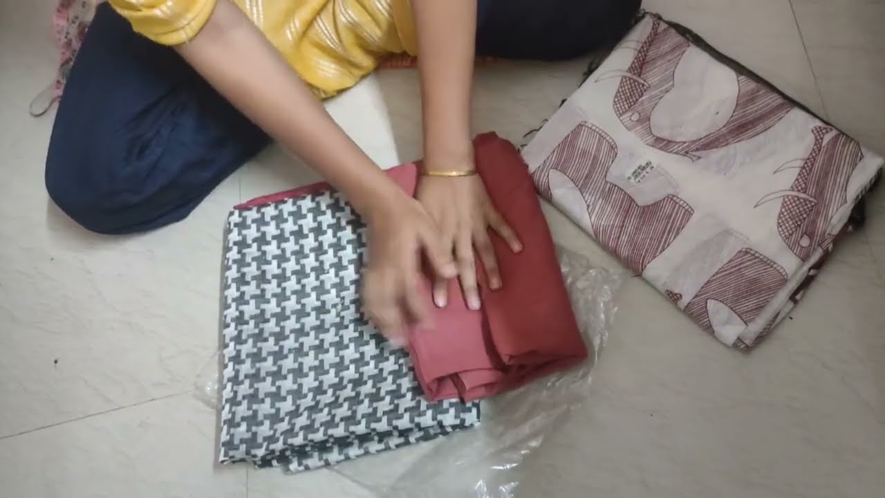 day 1 challenge Kurti , pant sui dhaga wali cutting and stitching  tutorial