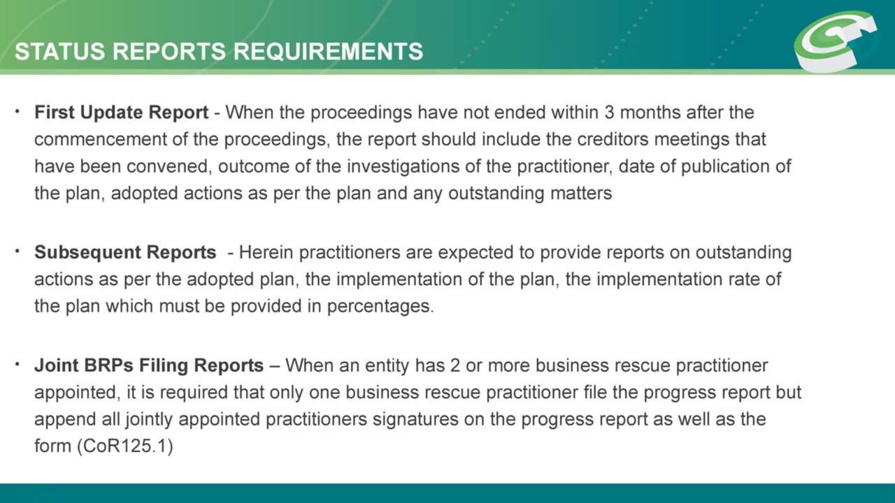 Discussing Business Rescue