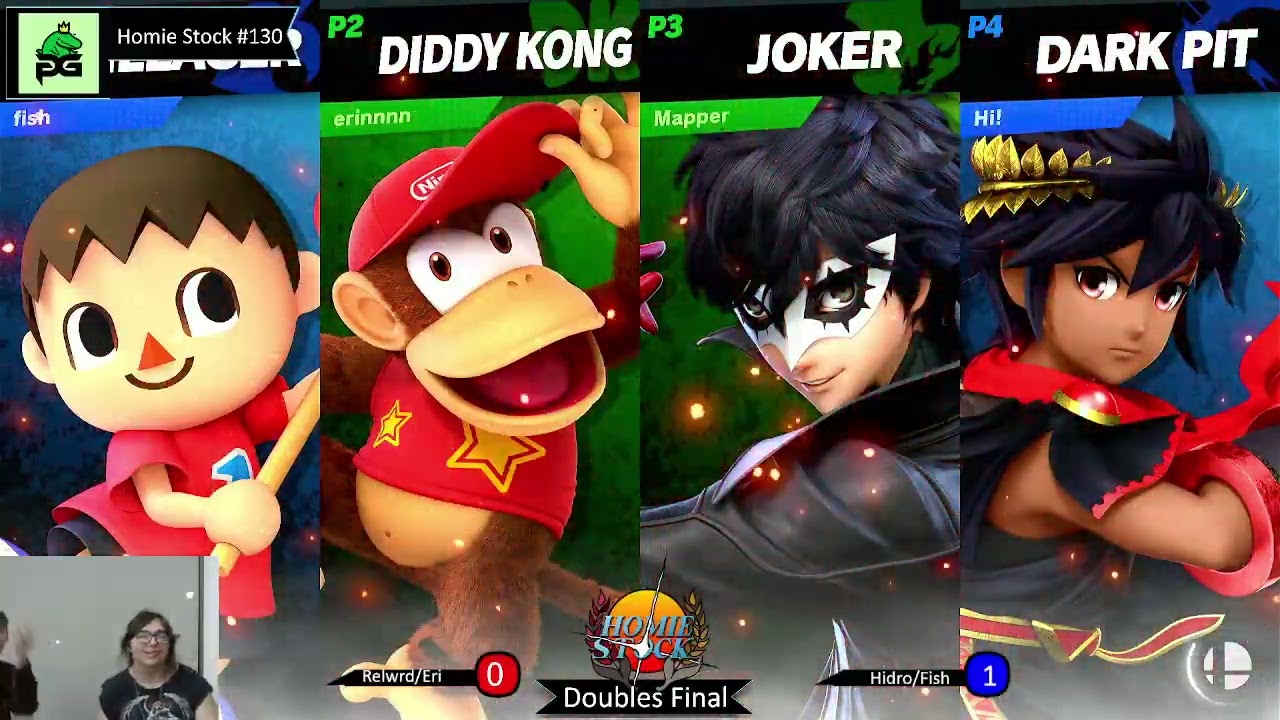 Hidro/Fish vs Mapper/Eri Doubles WF Homie Stock #130