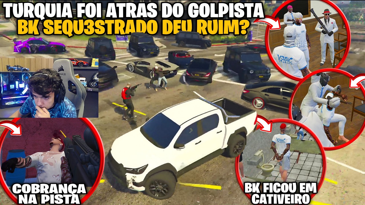 BK FOI ATRÁS DO G0LPIST4 | COBRANÇA | + BK FOI SEQU3STRADO | DEU RUIM | DOM FOI TRAIR4?