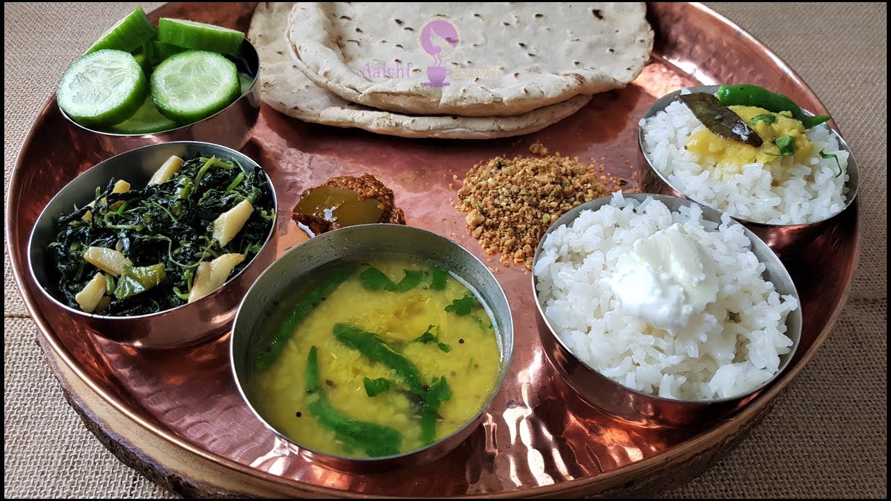 Simple Lunch Recipes under 30 mins/Indian Weight Loss Diet Plan/Indian Diet Thali/ Veg. Bhakri Thali