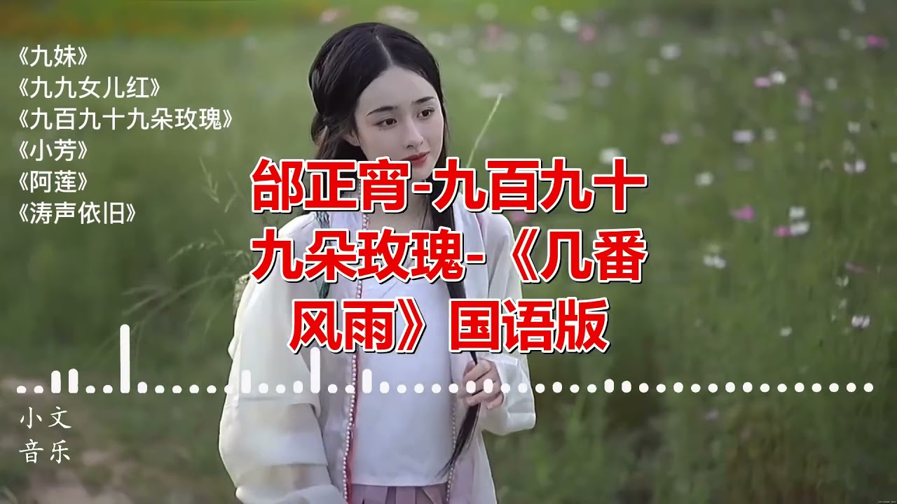 《九妹》《九九女儿红》《九百九十九朵玫瑰》《小芳》《阿莲》