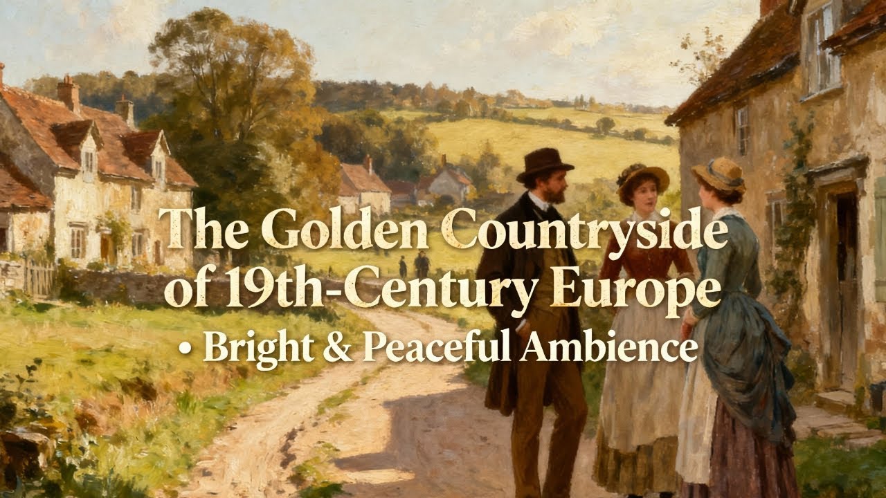 The Golden Countryside of 19th-Century Europe • Bright & Peaceful Ambience