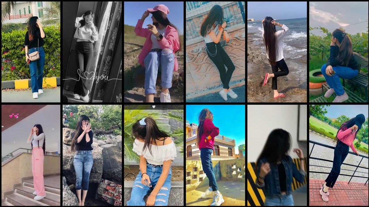 🔥👻Top 60+Stylish Jeans Top poses for girl's🦋|| Awesome Hidden face girls profile picture ||💞Dp photo