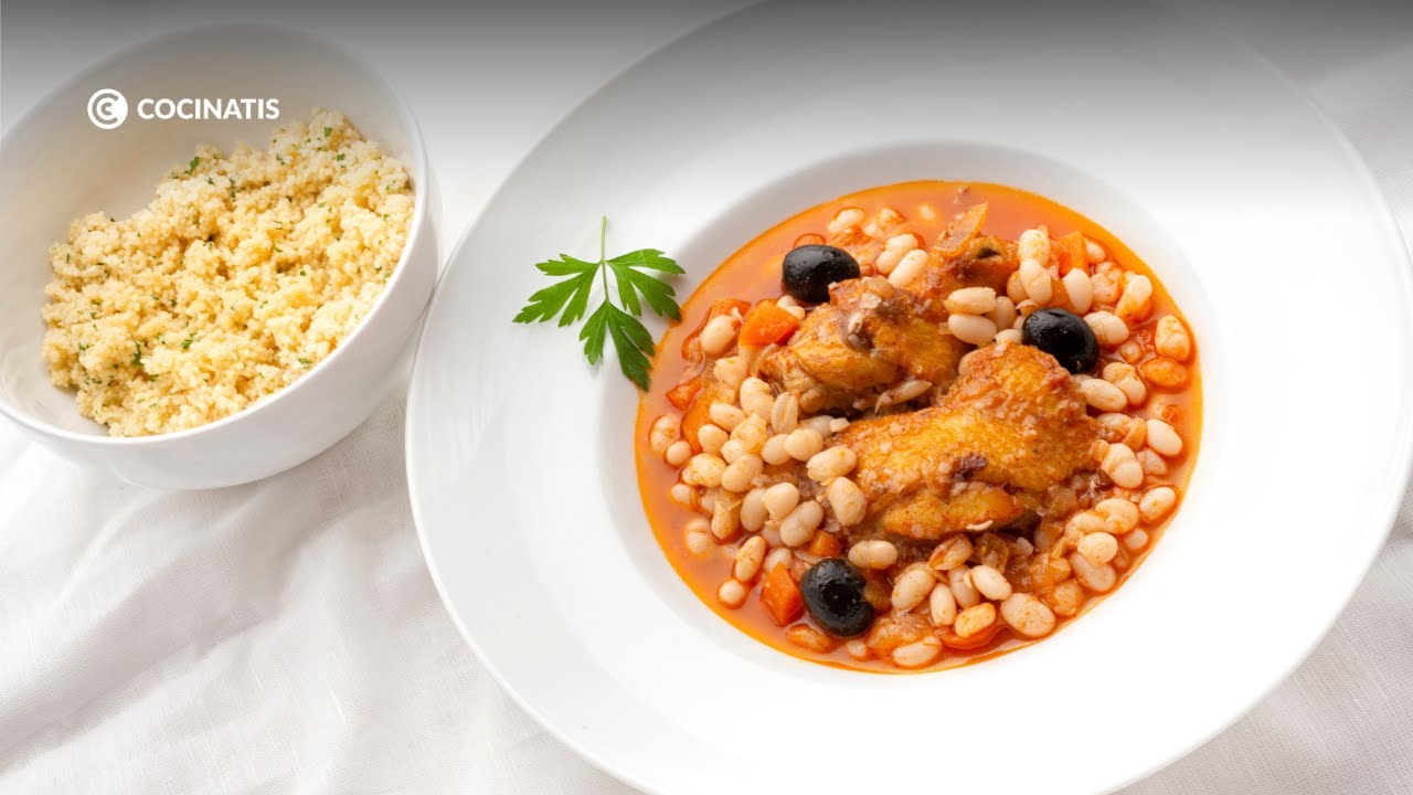 Cazuela de alubias con pollo | Receta casera de Karlos Arguiñano