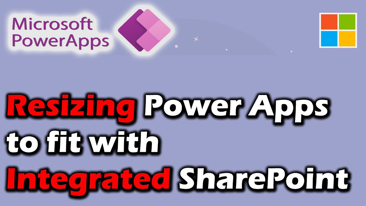 Изменение размера Power Apps для соответствия интегрированной форме SharePoint