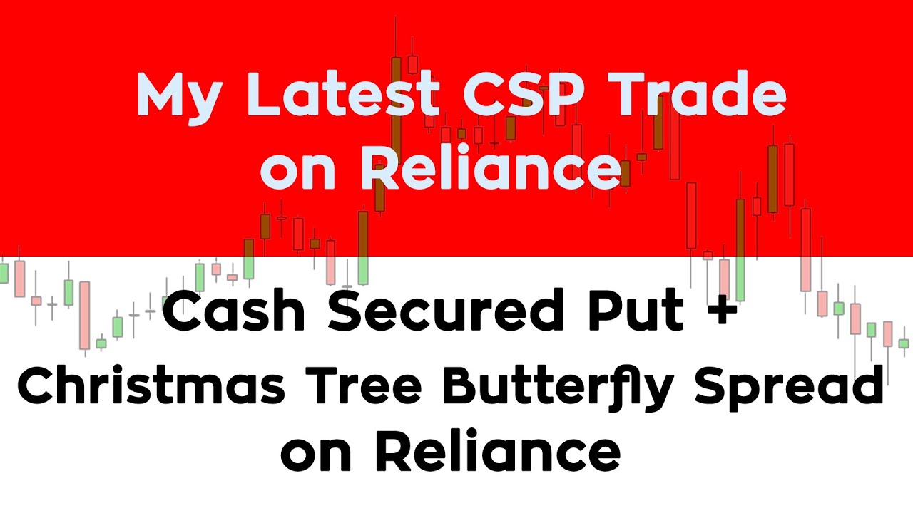 Cash Secured Put + Christmas Tree Butterfly With Puts Spread on Reliance | My Latest Trade
