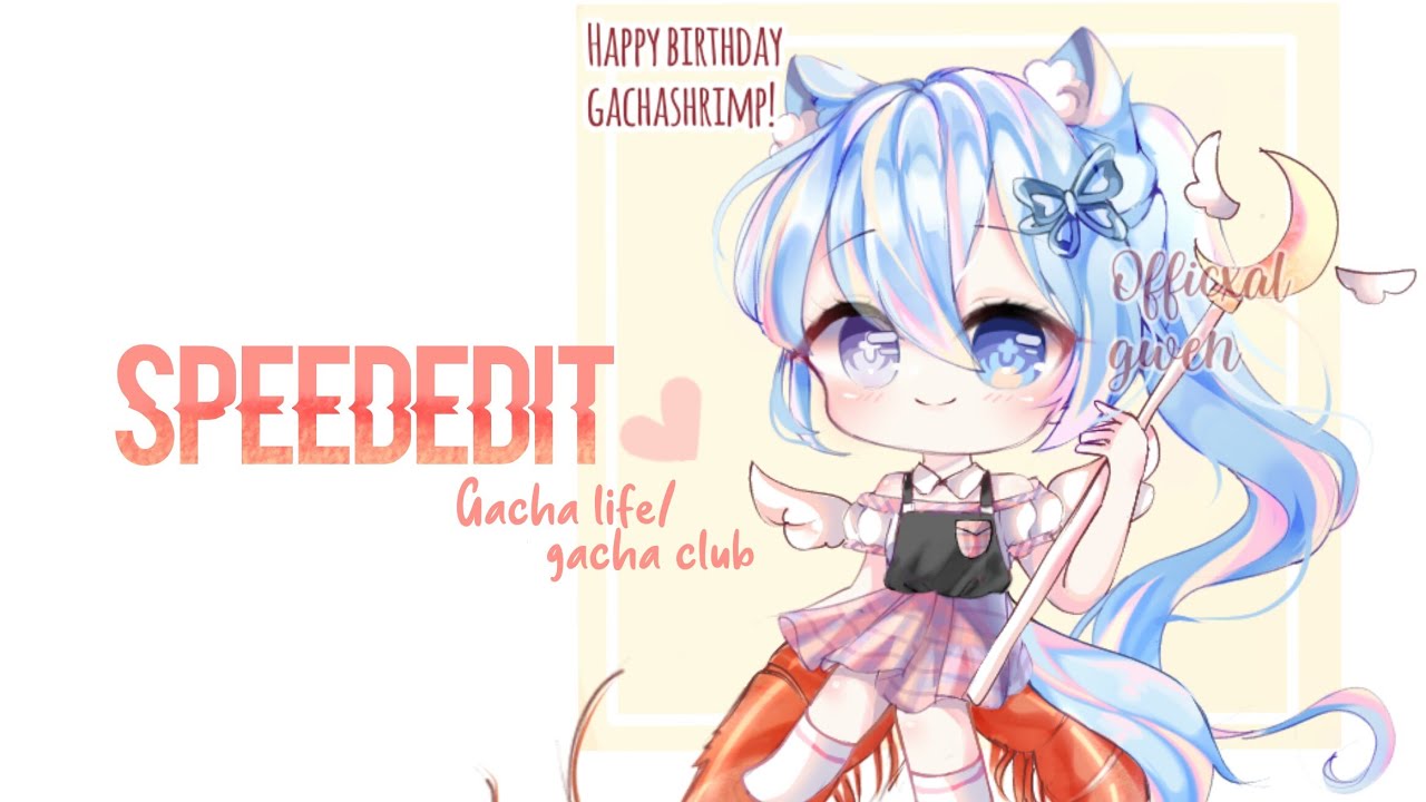 【️Speededit】️| ~Birthday gift~ |Gacha Life/Gacha Club | ft. Gacha Shrïmp