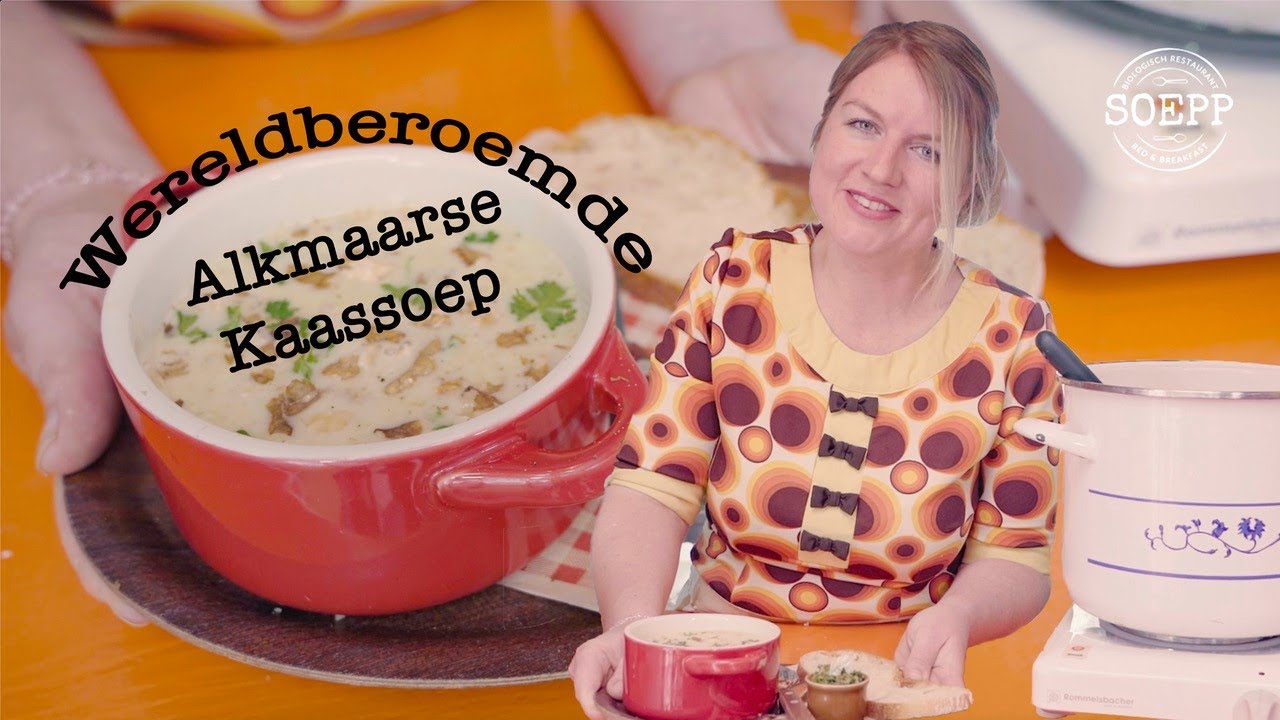 De beroemde Alkmaarse kaassoep! SOEPP KOOKT #2