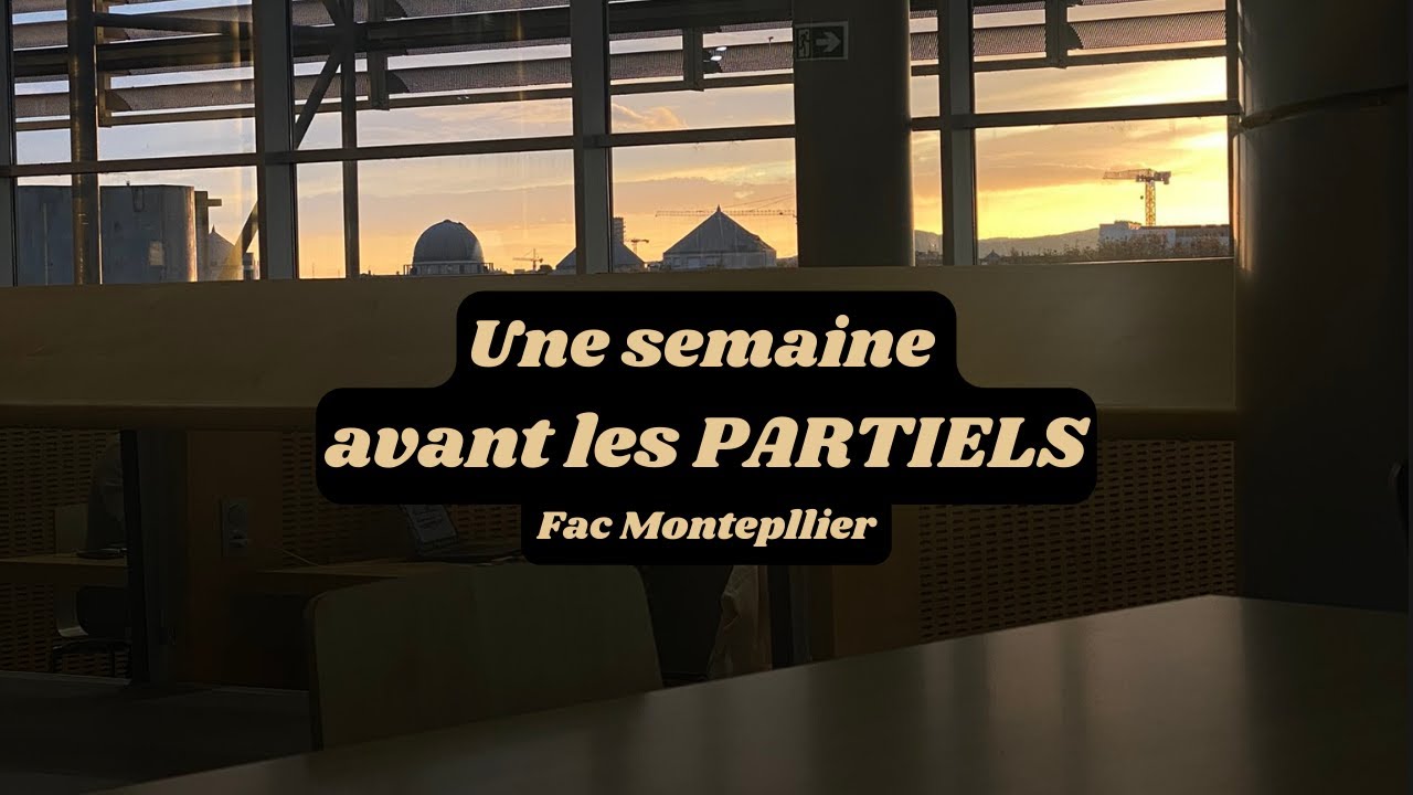 study vlog : Semaine de révisions en fac d'économie à Montpellier