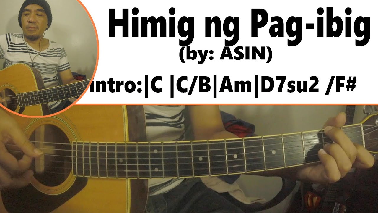 Himig ng Pag-ibig | Asin - Acoustic jam with chords and lyrics | Plucking style