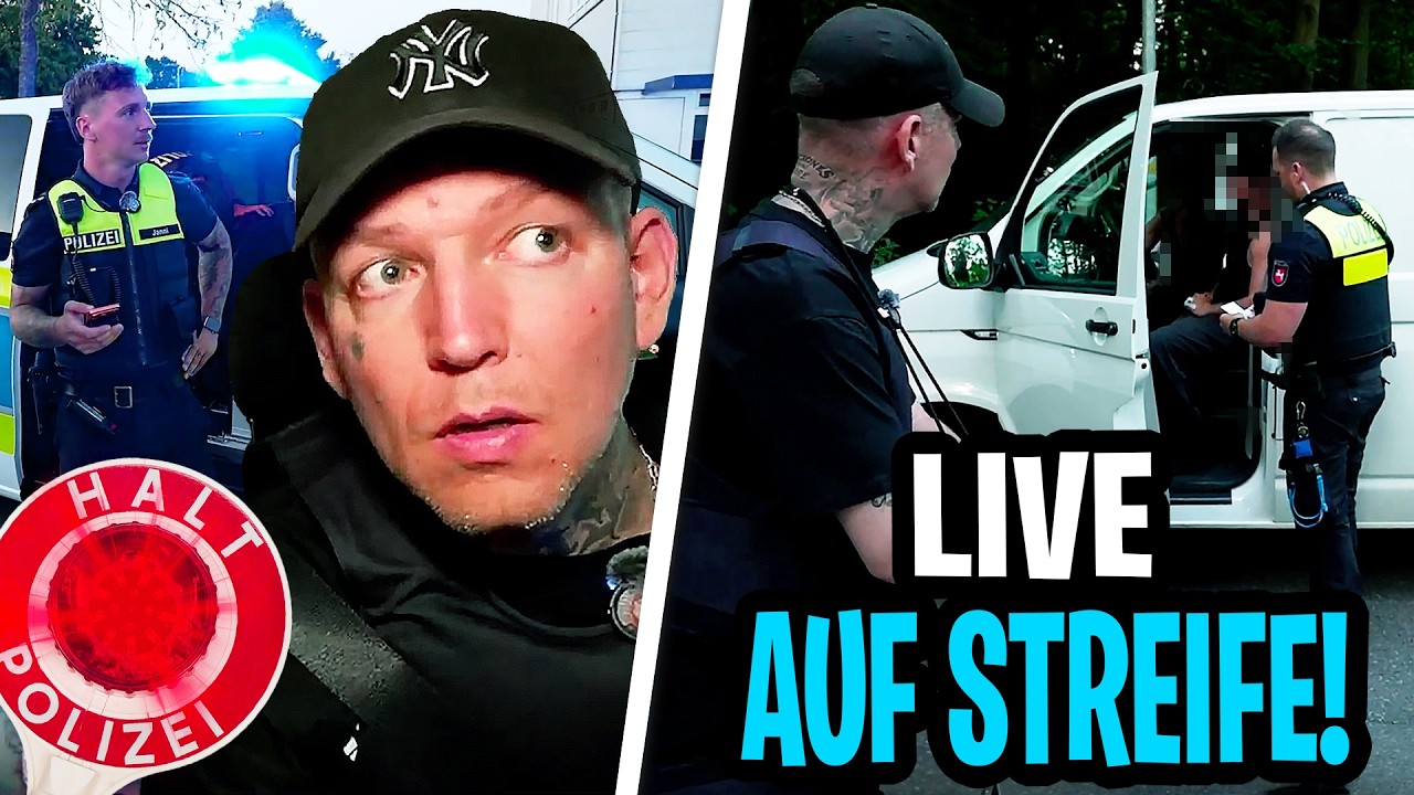 BLAULICHT, KONTROLLEN & EINS&Auml;TZE!😱 unterwegs mit der POLIZEI Hannover | MontanaBlack IRL