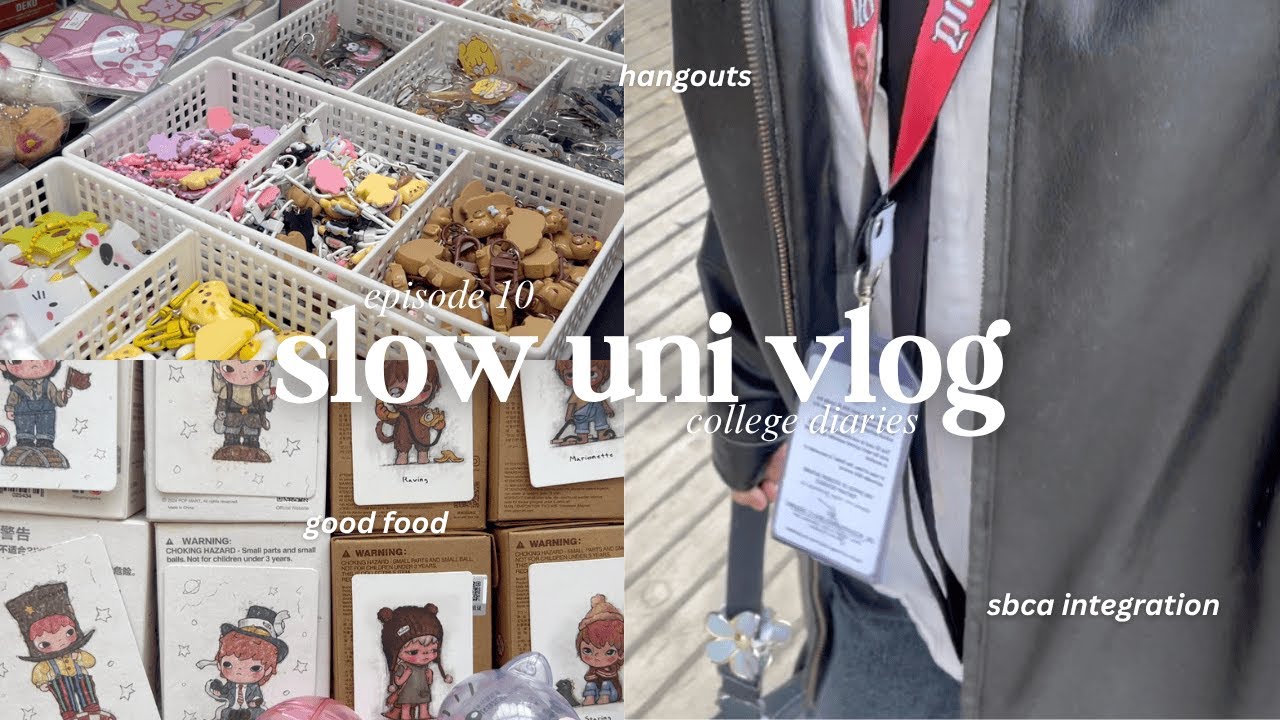 slow uni vlog / sbca integration, good food, hangouts & celebration / int. studies / alabang.
