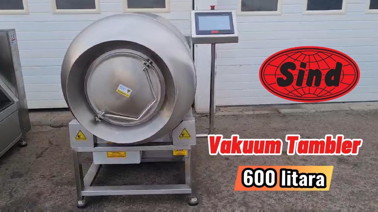 Vakuum tambler 600 litara SVT 600 - Sind #vakuum #tambler #600litara #svt600 #sind #mesarskemasine