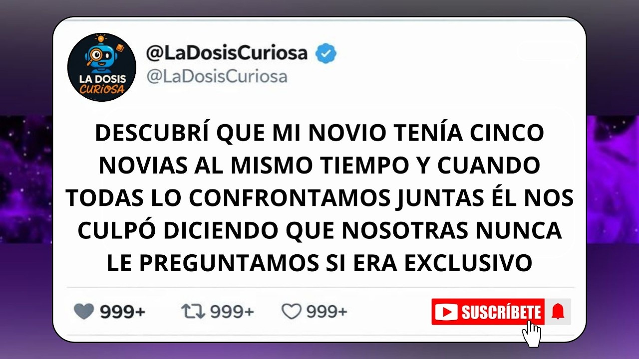 Descubrí que mi novio tenía CINCO NOVIAS | Nos confrontó: 'Nunca pregunté si éramos EXCLUSIVOS