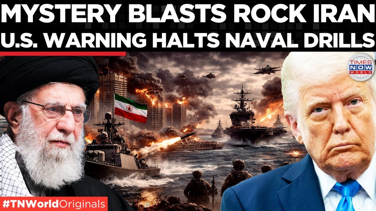 IRAN IN TURMOIL: Mystery Blasts Shake Iranian Regime As US Armada Halts Joint Naval Drills
