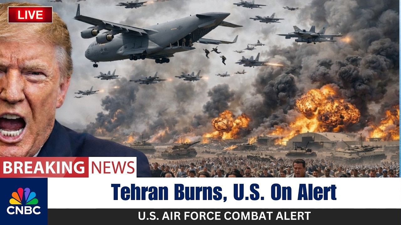 TEHRAN BURNS! US Air Force C-17 Crews Suddenly on Combat Alert