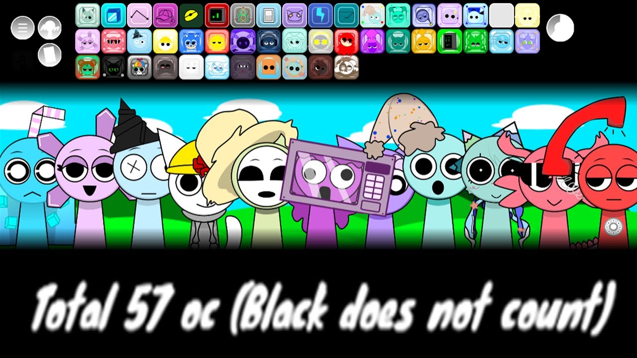 Incredibox - Sprunki oc (real) V3 PART 1/3 (Total 75 OC character) MUSIC START!!!!!
