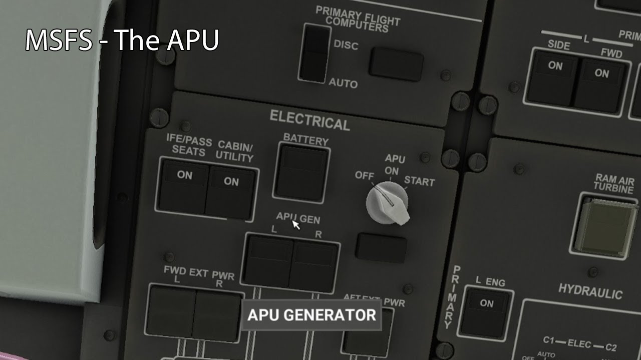 MSFS - The APU
