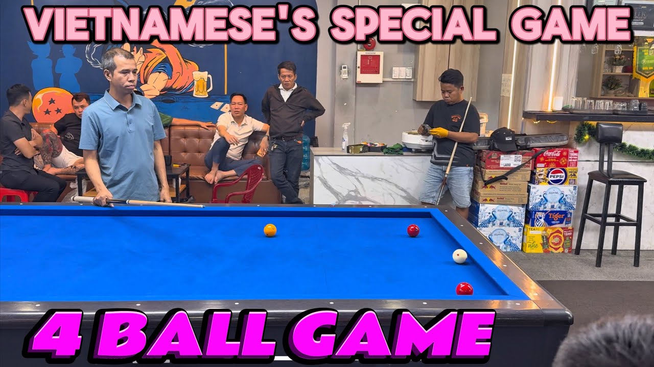 Vietnam 4 ball games ! #3cushion #billiards #threecushions