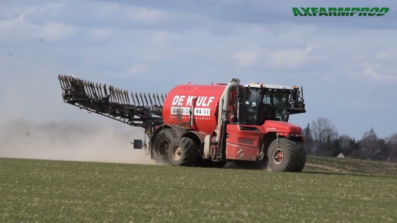 Epandage de lisier en Vervaet Hydro Trike - Dewulf