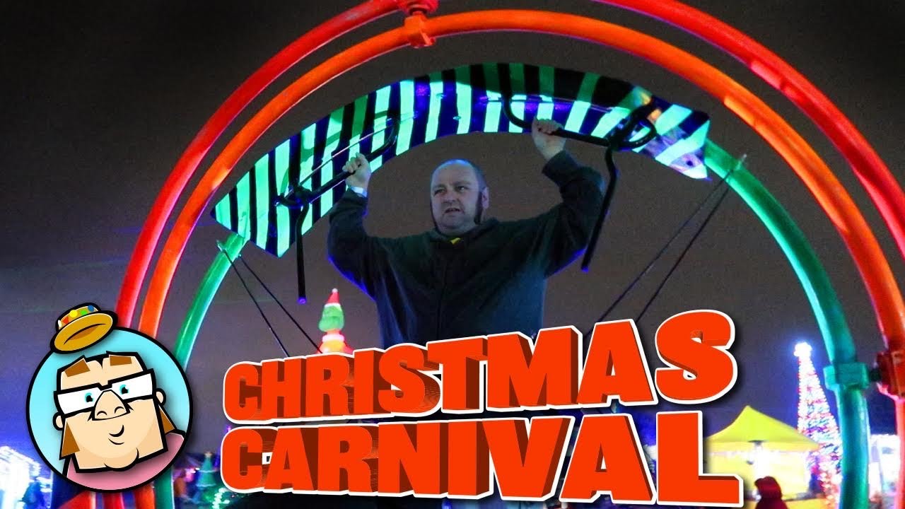 Wild Rides and Creepy Christmas Haunt!  Indianapolis Christmas Carnival