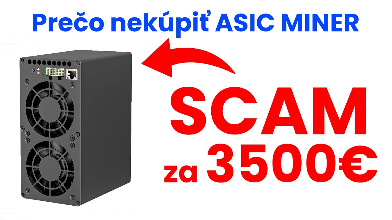 Ako si (ne)vybrať ASIC Miner na ťažbu kryptomien