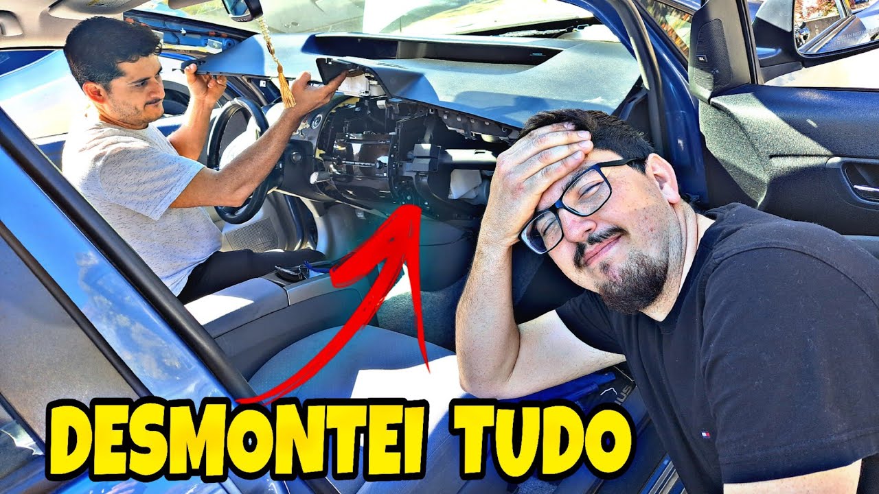 FOI PRECISO TIRAR O PAINEL DO TOYOTA PRIUS