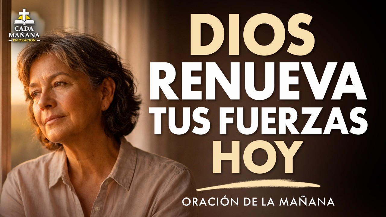 Hoy Dios Renueva Tus Fuerzas y Tu Esperanza | Oración de la Mañana