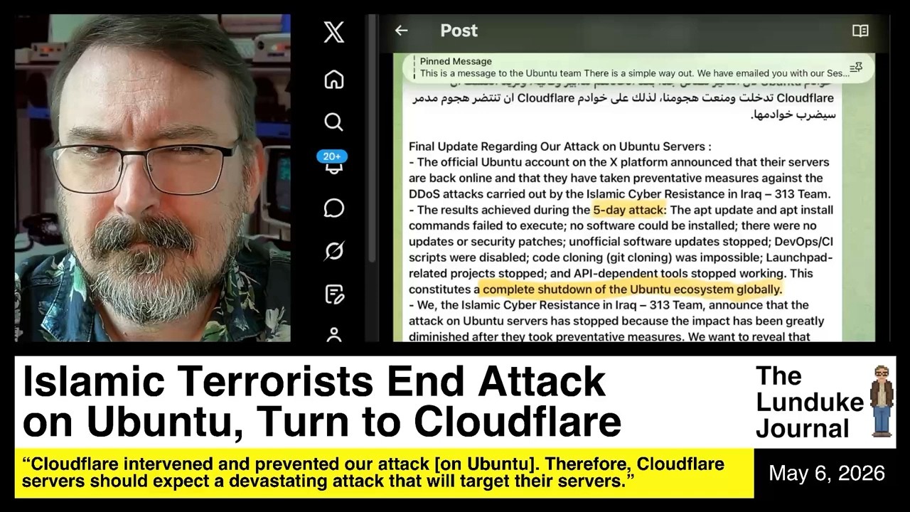 Исламские террористы прекратили атаку на Ubuntu и перешли на Cloudflare.