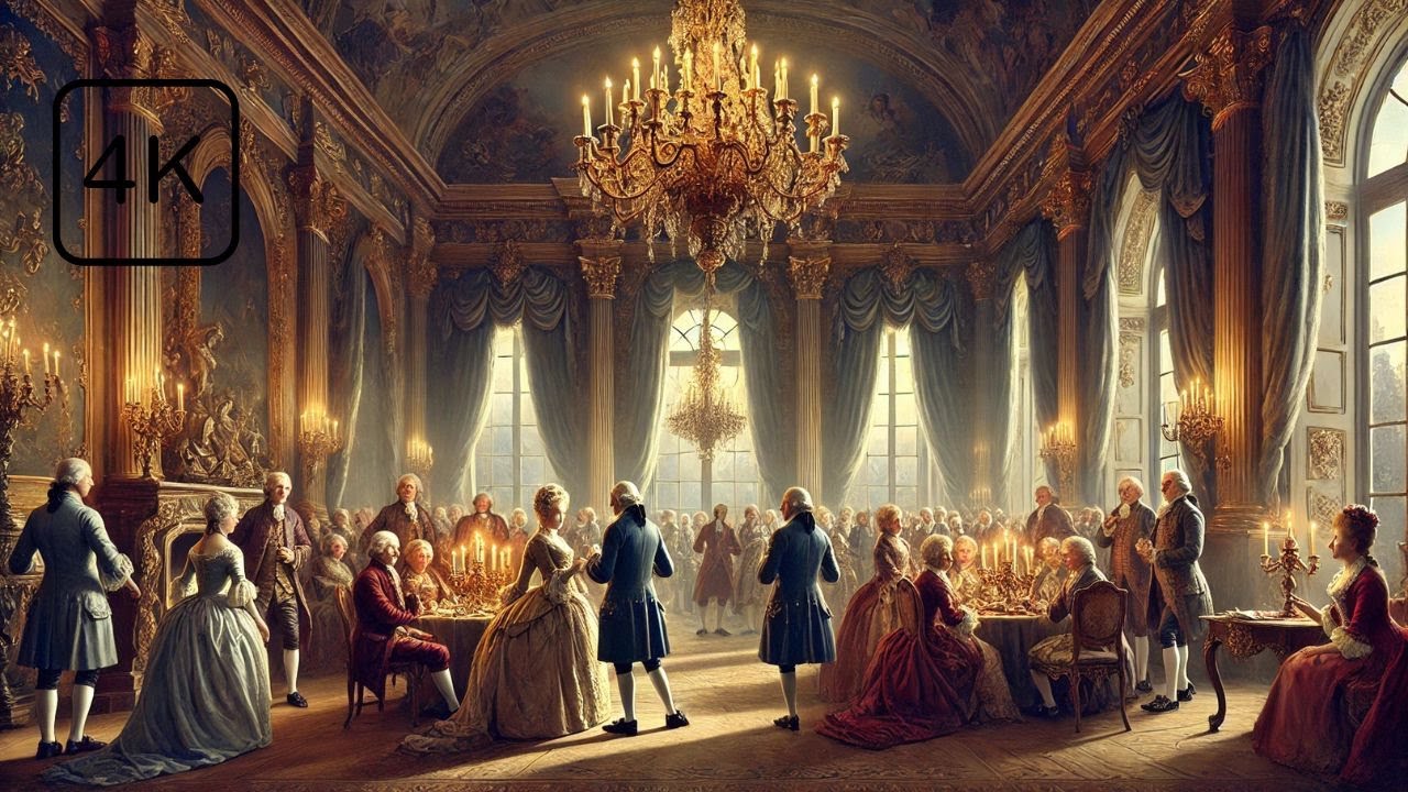 A Majestic 18th-Century Noble Gathering | 3-Hour of Timeless Classical Art | TV Wallpaper | No Sound
