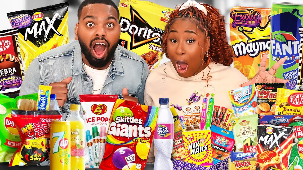 Trying Exotic SNACKS for The FIRST TIME