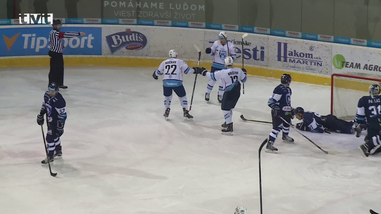Hokej - 10.01.2017 - Martin vs. Nitra - 3:4