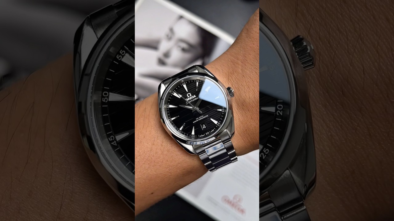 Omega Aqua Terra 41mm Black 220.10.41.21.01.001 #omega #authentic #watch #donghopho #omegaqua #hanoi