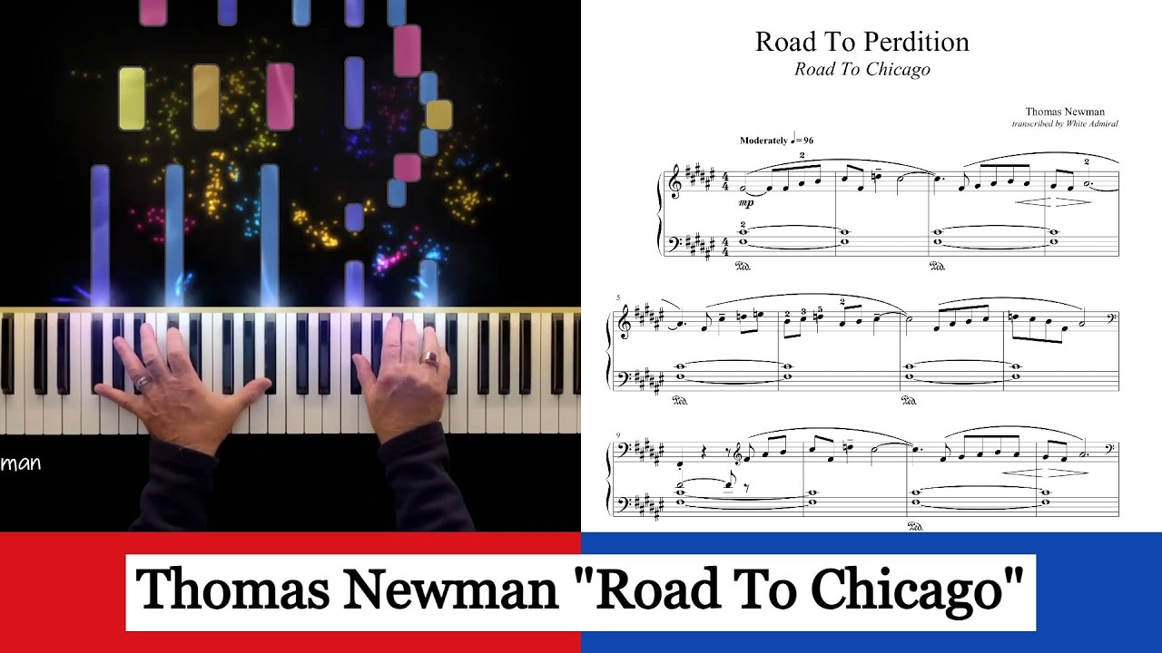 Road To Perdition - Road to Chicago - Thomas Newman (piano solo)