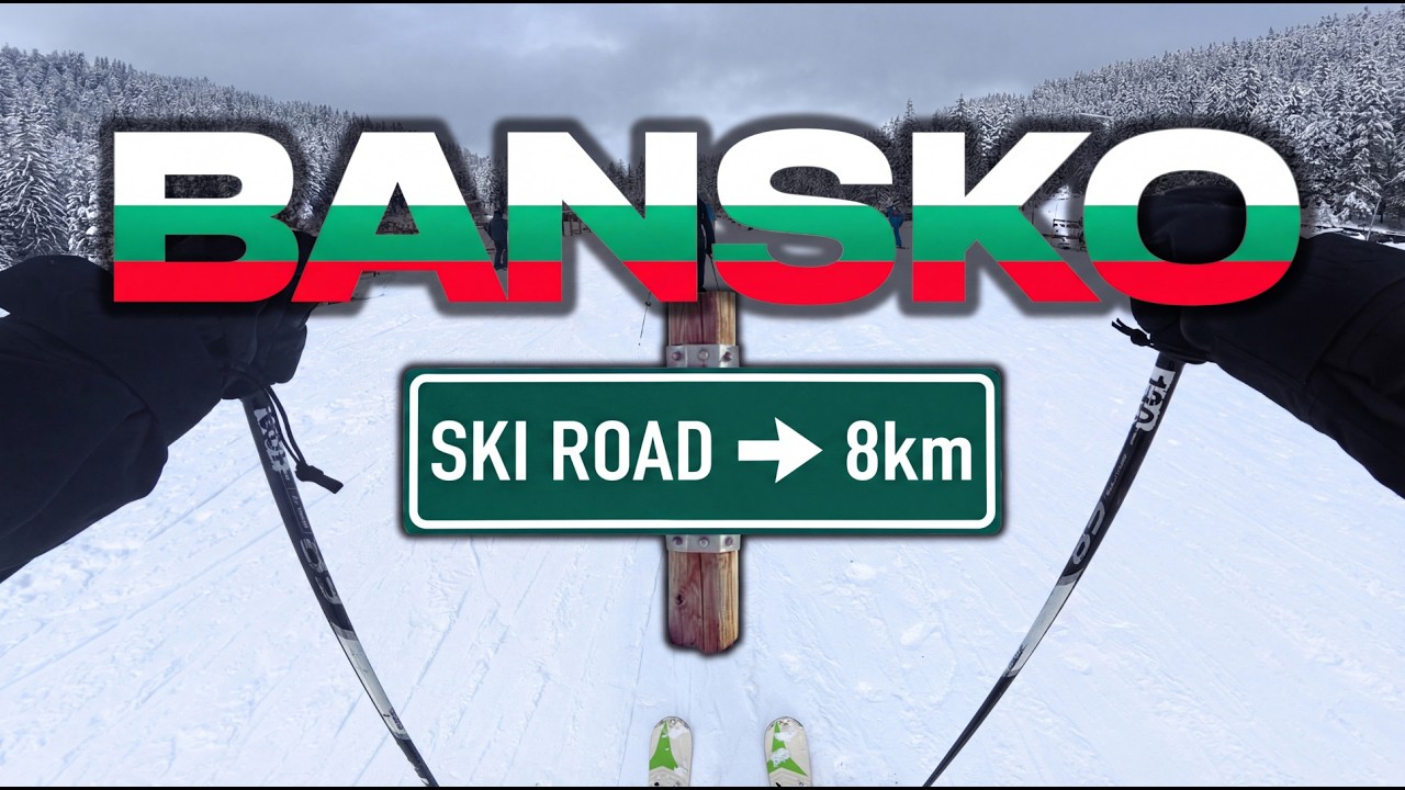 BANSKO SKI ROAD FROM TOP TO BOTTOM!
