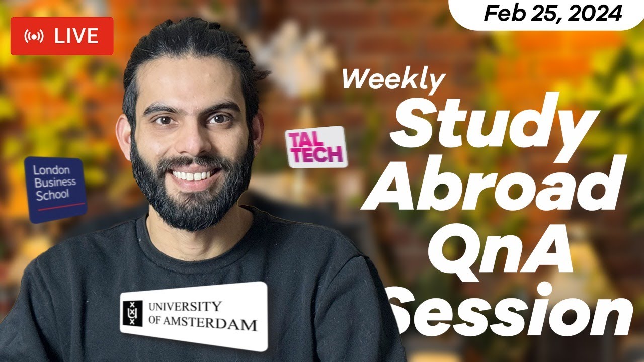 Weekly Study Abroad FAQ Session | Ask any question 