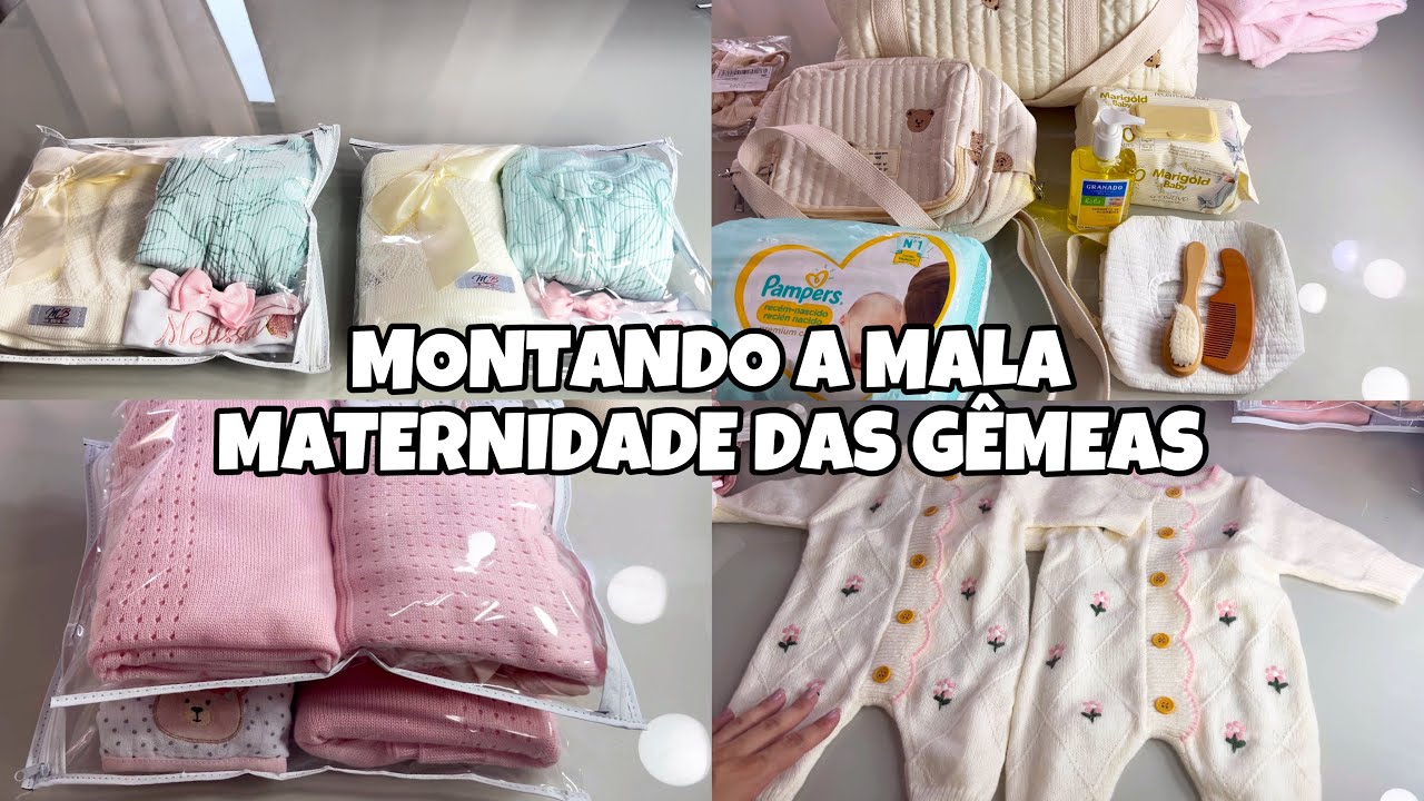 MONTEI AS MALAS MATERNIDADE DAS GÊMEAS E MINHA 👈| Missesreis
