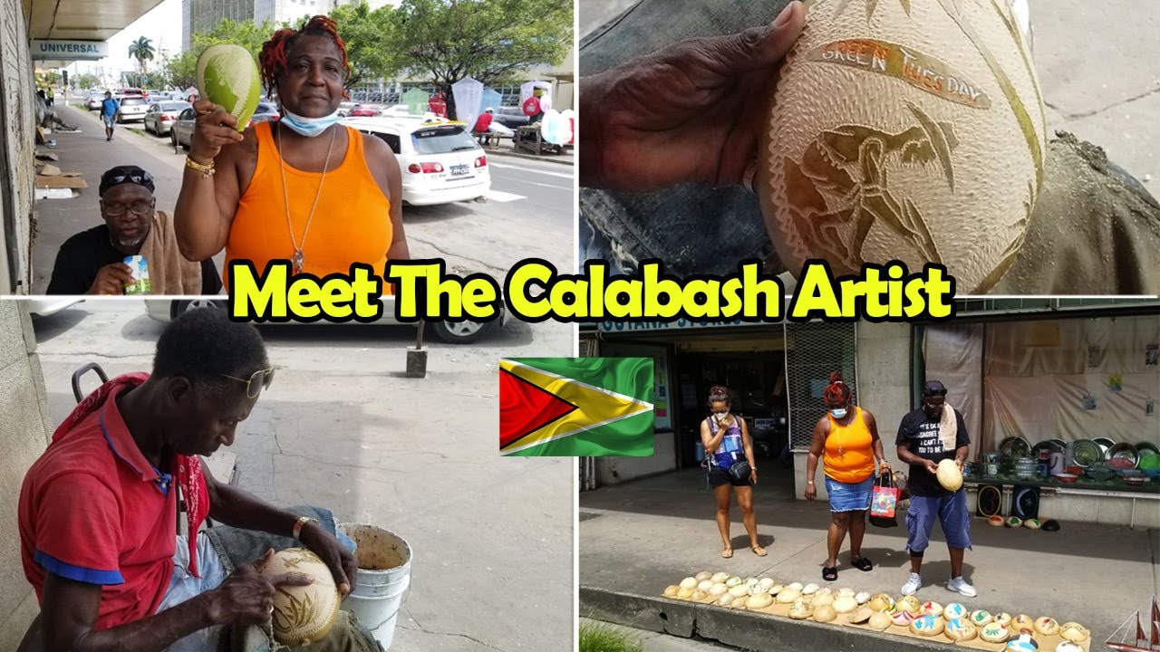 🇬🇾 AMAZING SKILLS || CALABASH ART