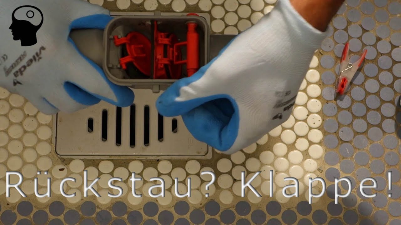 077 Heimwerker - Die Physik der kommunizierenden Rückstauklappe - Das Video für den Gulli