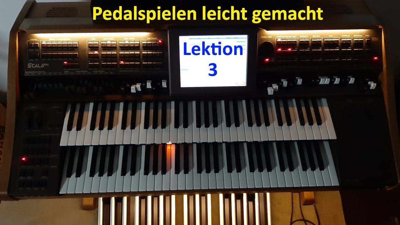 Pedal spielen Lektion 3 - Ostinate Basslinie