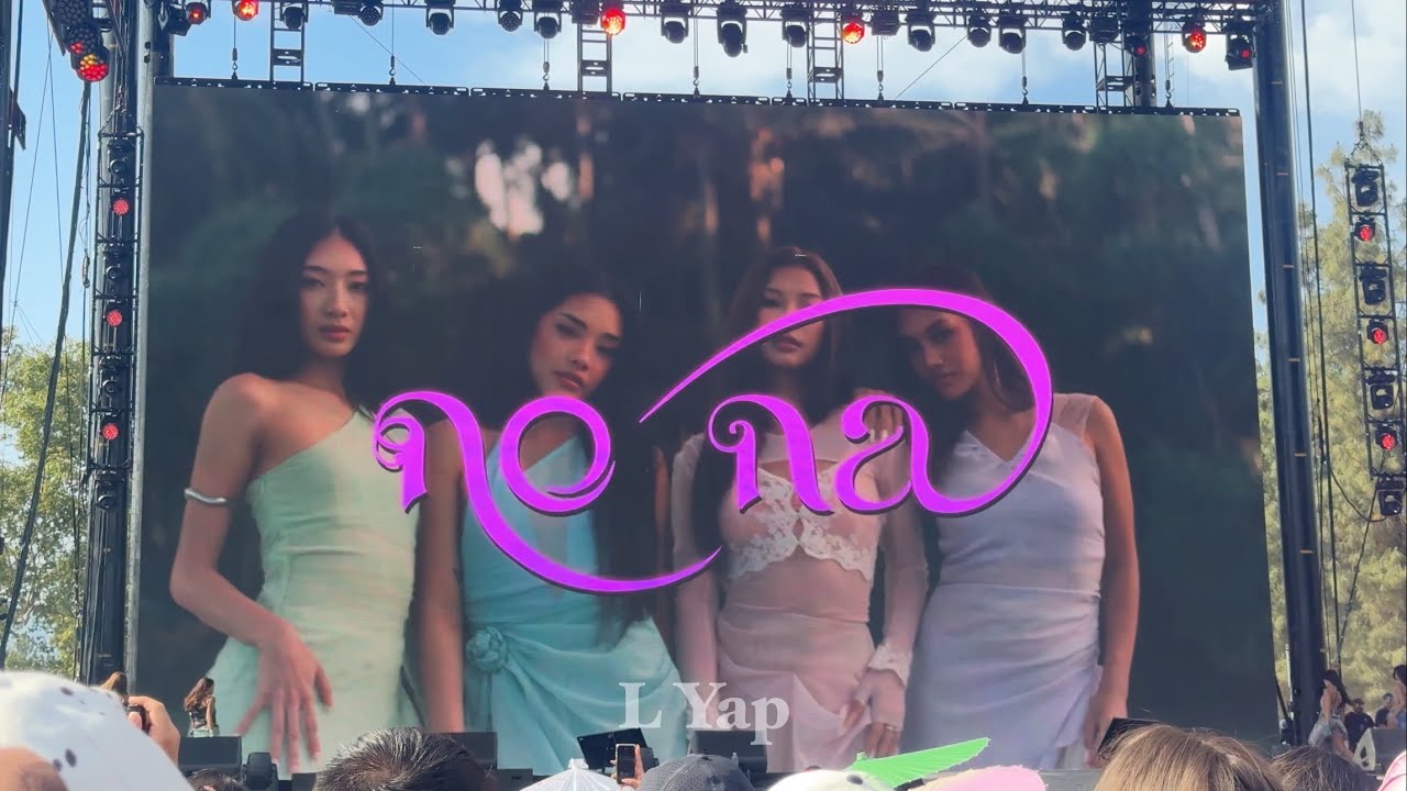 no na - superstitious (Intro) 4K Fancam (1st live perf) @ Head in the Clouds Festival 2025 [HITC LA]