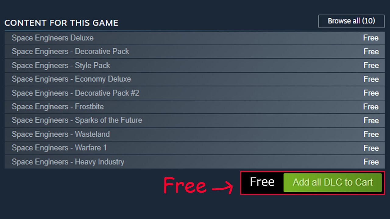 Space Engineers FREE DLCs!!!