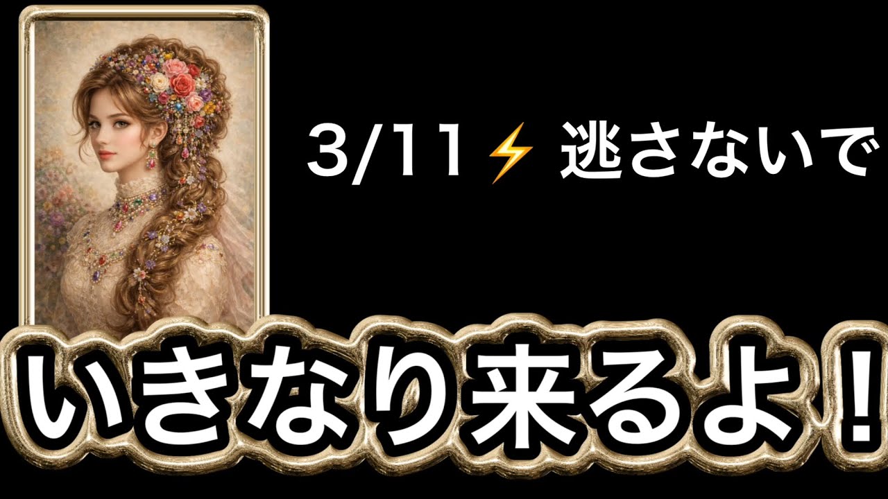 【3/11⚡️今すぐ見て❗️】大どんでん返し✨が来ています✨⭐️ガッツリ読み解きます