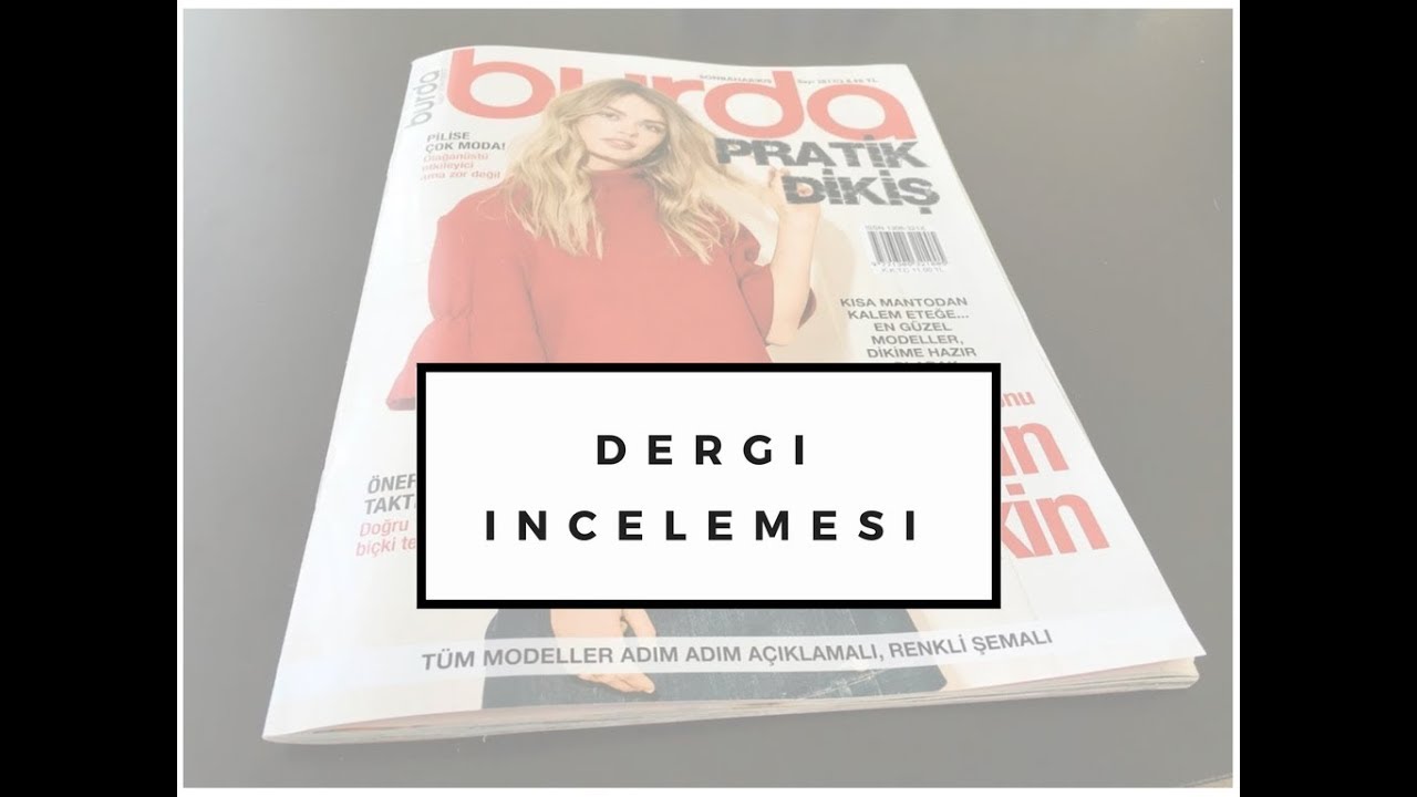 Burda Pratik Dikiş Dergi İncelemesi | #dikiseyenibaslayanlaricin