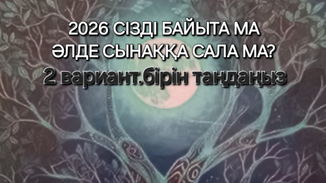 2026 жыл қандай болад⁉️махаббат,ақша,жұмыс...7470474296 ватсап