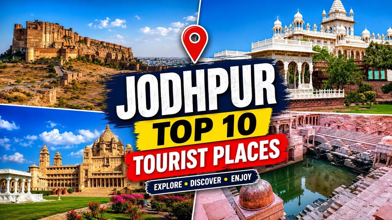 Jodhpur top 10 tourist places , जोधपुर में घूमने के 10 प्रसिद्ध पर्यटक स्थल 